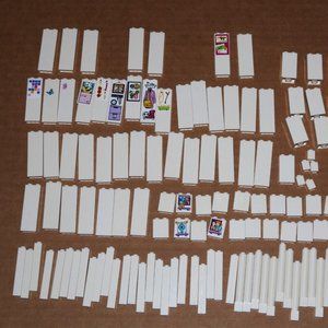 LEGO Friends columns pillars supports white 2454 2453 43888 bulk